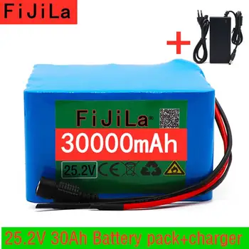 

6S5P 25.2V30000mAh 18650 li-ion battery pack 25.2v 30Ah electric bicycle moped /electric/lithium ion battery pack BMS+2A charger