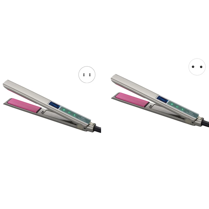 LCD Hair Straightener Flat Iron Dual-Use Press Sn Thermostat Electric Splint Ceramic Straightening | Красота и здоровье