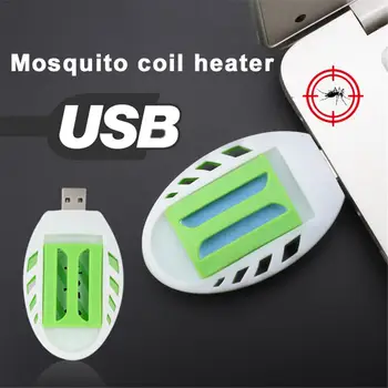 

USB Mosquito Killer Electric Mosquito Repeller Portable Safety Summer Sleep Repellent Incense Heater For Insect Pest Control