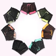 Шорты для йоги быстросохнущие дышащие шорты для бега на шнурке Свободные повседневные летние женские брюки для спорта на открытом воздухе Прямая поставка