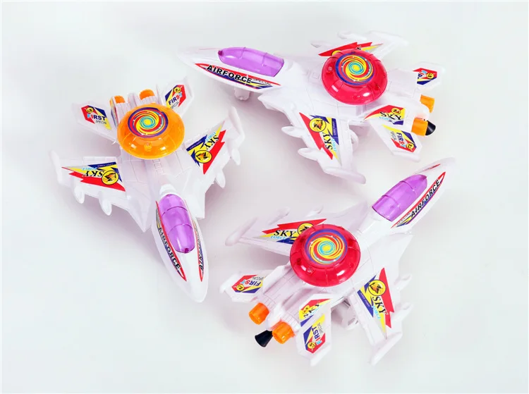 Aircraft Toy Model with Luminescent Aircraft Pull-wire Luminescent Aircraft, Children's and Babies'Intelligence Toy Shop Wholesale