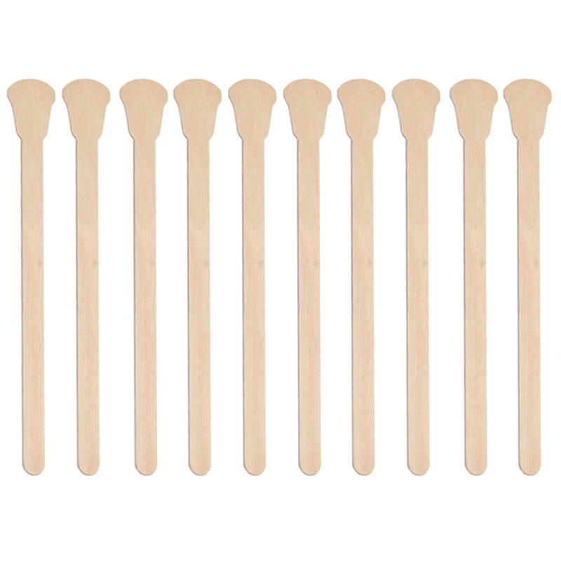 

Disposable Wooden Sticks Spatulas Waxing Tongue Depressors Bulk 10Pcs