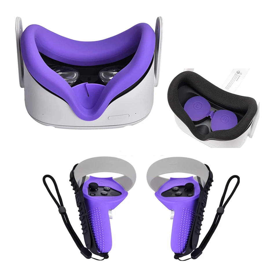 Набор силиконовых защитных чехлов для Oculus Quest 2 чехол глаз с сенсорным