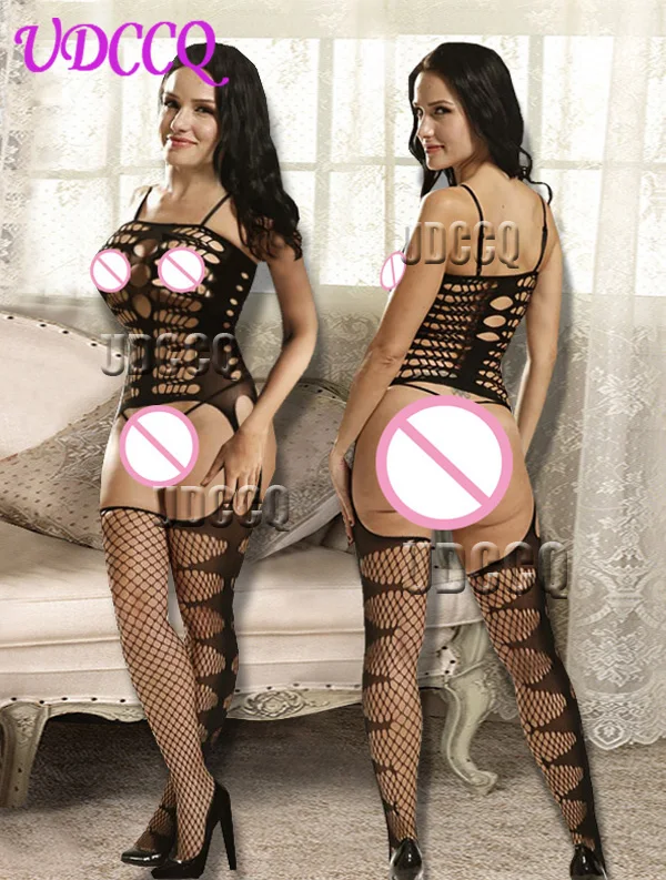 Сексуальное вязанное крючком в сеточку боди белье Babydoll платье нижнее бельё Teddies Стриптизерша Косплей Боди Q503