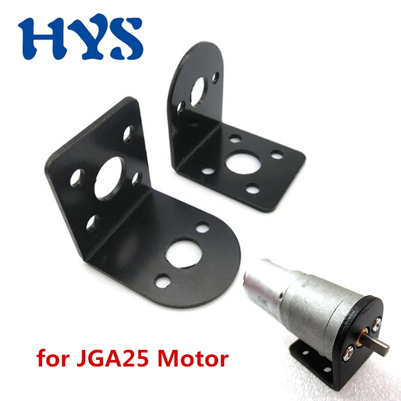 

HYS Motor Bracket for JGA25 310 370 Gear Motors Holder Fixed All-Metal DC 6V 12V 24V 12 Volt Reducer Motor Fixed Brackets