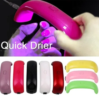 

Hot Mini Portable 9W LED Nail Dryer Light Cure Lamp Machine for UV Gel Nail Art Polish Women Girl Ladies New Fashion t6