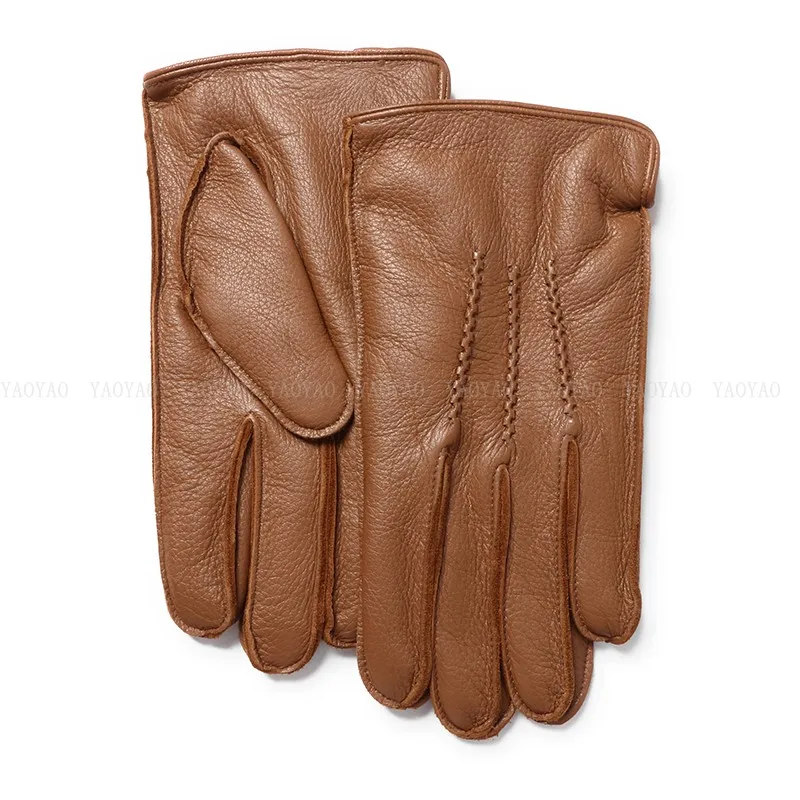 luxury-men-wool-inside-thick-genuine-leather-gloves-male-real-deerskin-soft-brown-black-mittens-winter-riding-fleece-warm-luvas