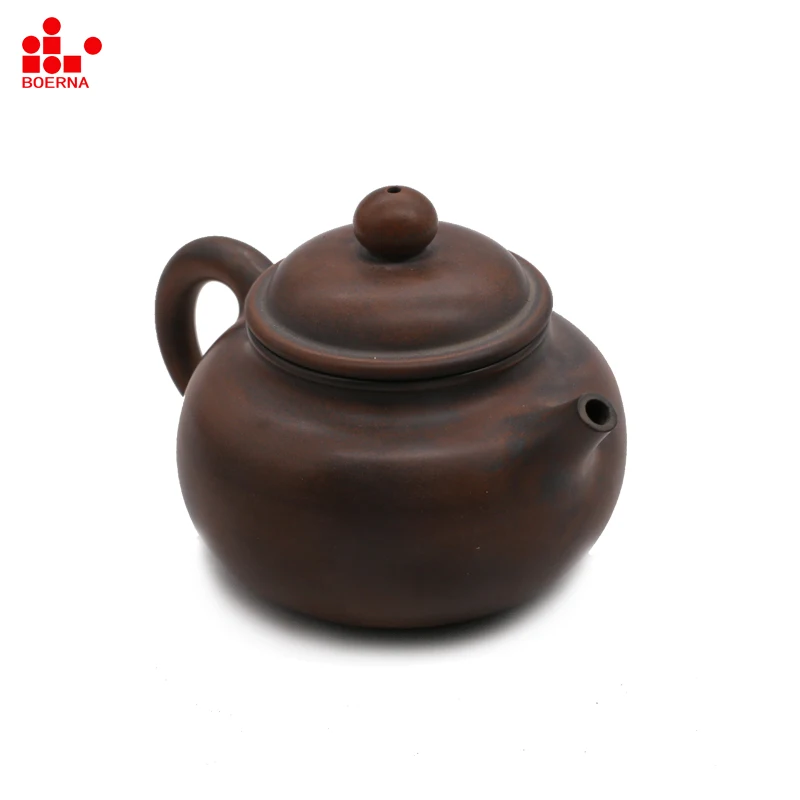 BOERNA Nixing Pottery tea set Rongtian teapot 200ml handmade Da hong pao tea set teapot ceramics Chinese pottery teteras para te