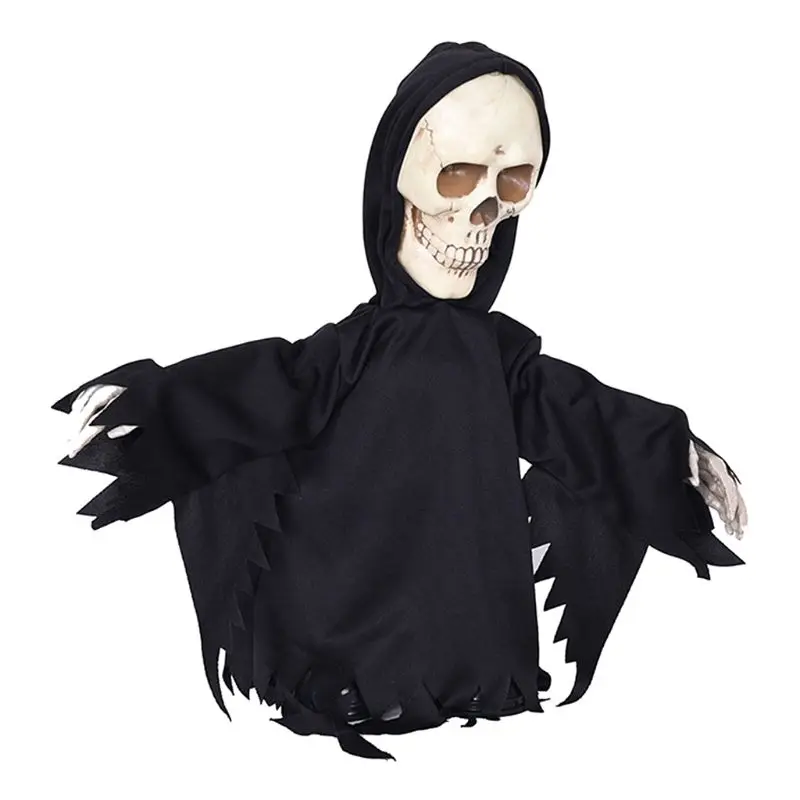 

Halloween Decorations Grim Reaper Electric Scary Prank Ghost Skull Haunted House Horror Props Party Toys