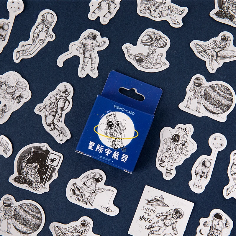 Mohamm 45 Pcs Box sticker StarCraft Creative fresh hand account Decoration General sealing | Канцтовары для офиса и дома