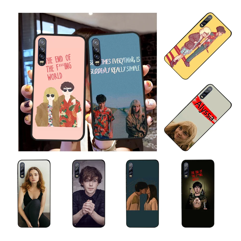 NBDRUICAI The end of the fing fxxxing world Мягкий Силиконовый ТПУ чехол для телефона Huawei P30 P20 P10 P9 P8