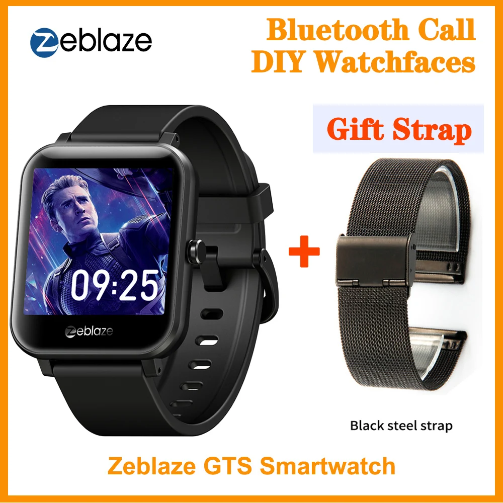 

Original Zeblaze GTS Smart Watch Bluetooth Call 1.54 inch IP67 Waterproof Heart Rate Blood Pressure DIY Watchface Smartwatch