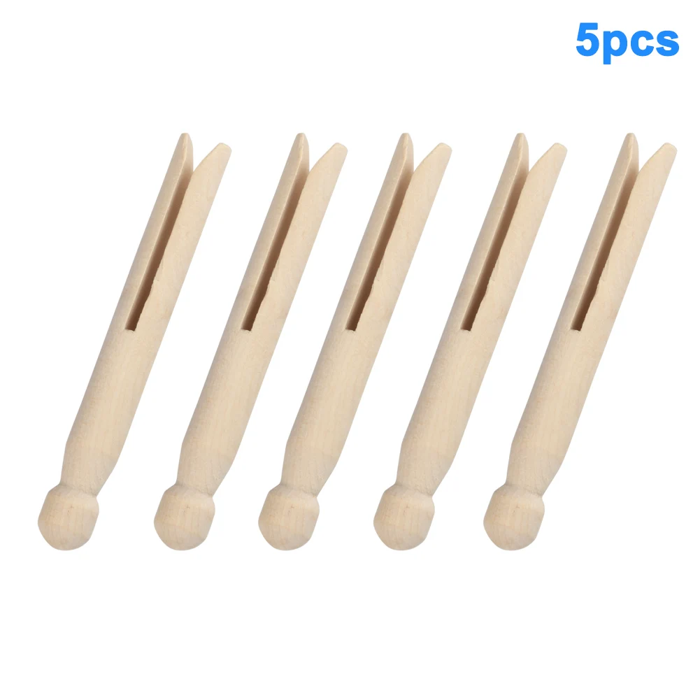 5PCS 5/10/20 шт. деревянные катушки, вышитая бисером хранения стержни DIY Швейные инструмент для ручной JS22 - Цвет: 5PCS