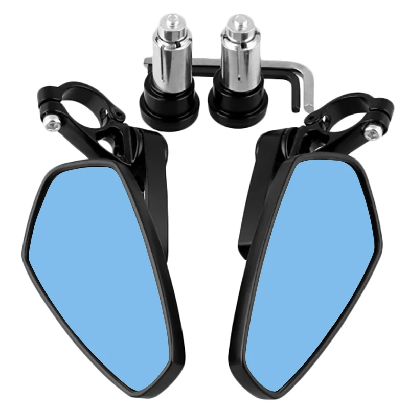 Мотоцикл 22 мм руль боковые зеркала заднего вида Универсальный для Kawasaki Ninja 400 Z1000 Ninja Zx 250R для Yamaha Fz1 Yzf-R1M и т. д