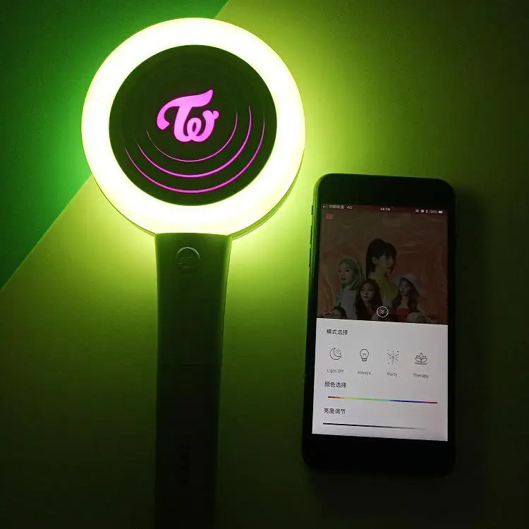 Bluetooth подключение два раза световая палка люминесцентные игрушки светящаяся лампа Ver.2 освещение концертов лампа палка для концертов альбом вентиляторы коллекция