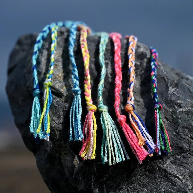 Bracelet Jewelry Handmade Macrame Friendship Bracelet Fashion Bohemian Weave Braid Trendy Boho Vintage Couple Bracelet for Women