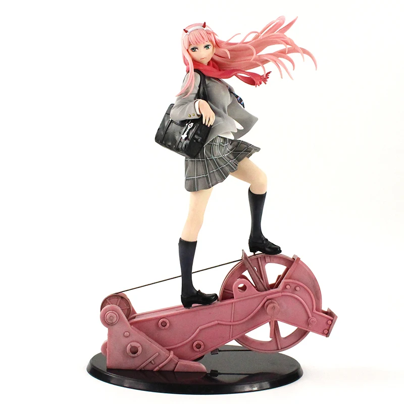 28 см аниме фигурка Дарлинг в FRANXX Zero Two 02 униформа девушки Фигурки ПВХ