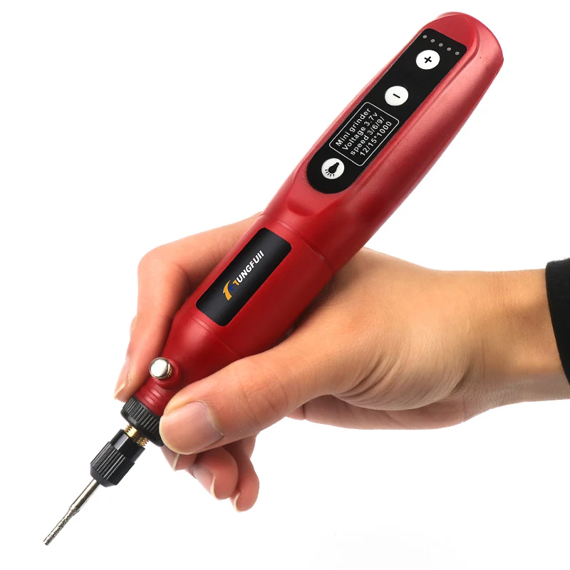 Broca sem Fio Caneta de Gravura sem Fio com Led Mini Recarregável Carpintaria Micro Ferramenta Rotativa Dremel Gravador Moinho Usb