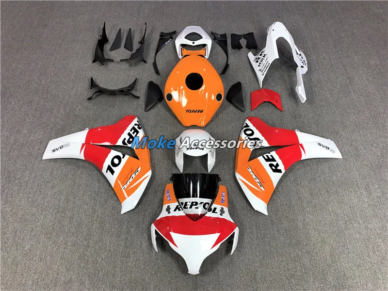 Мотоцикл Обтекатели комплект подходит для Cbr1000rr 2008 2009 2010 2011 боди набор Высокое