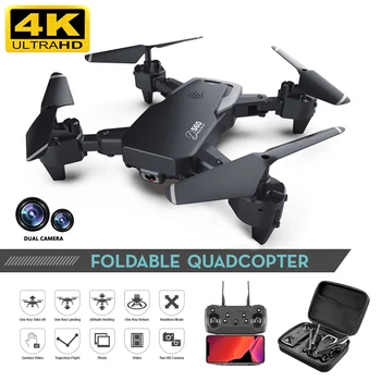 

NEW Drone 4k HD Wide Angle Camera 1080P WiFi fpv Drone Dual Camera Quadcopter Height Keep Drone Camera Dron Helicopter Toy