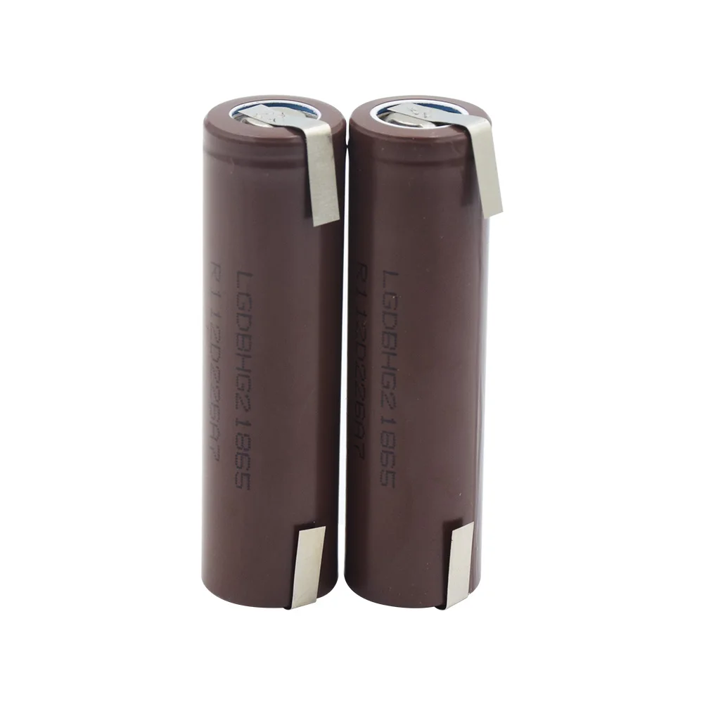 2 pieces Аккумуляторная HG2 18650 3000mah Vape электронная сигарета батарея с высоким током разрядки энергии, 30A большой ток - Цвет: 2 pieces