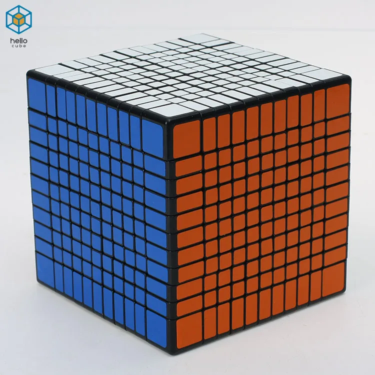 black Shengshou 11x11x11 волшебный куб головоломка Cubo Magico 11x11 скоростной Куб Черный Твист 11 слоев головоломка Высокая коллекция слоев нео куб - Цвет: black
