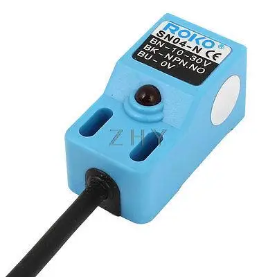 

DC 10-30V NPN NO 4mm Inductive Proximity Sensor Switch Detector SN04-N 1.5M
