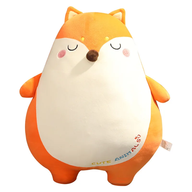 Huggable панда Медведь Свинья Пингвин плюшевая игрушка-подушка мягкая Лиса утка