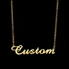 Customized Fashion Stainless Steel Name Necklace Personalized Letter Gold Choker Necklace Pendant Nameplate Gift ► Photo 1/6