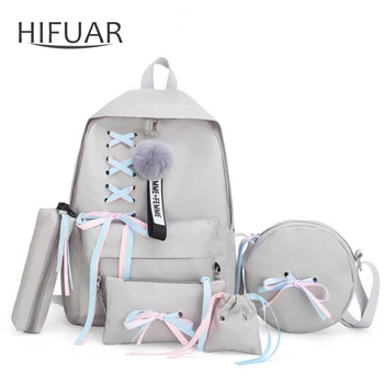 

Fashion Women Canvas Bag Casual Woman Backpack Bags School Girl High Quality Youth Schoolbag Bacpack Bag For Girls Bookbag
