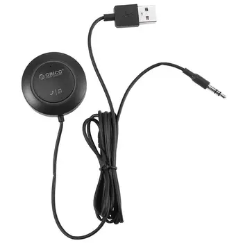 

Orico Usb Car Bluetooth 4.1 Receiver Hands Free Kit 3.5Mm Aux Music Speakerphone Wireless Adapter Audio Cable For Phone