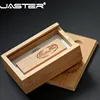 JASTER USB 2.0 customer LOGO wooden +box USB flash drive maple wood pendrive 4GB 16GB 32GB 64G U disk memory stick free shipping ► Photo 3/6