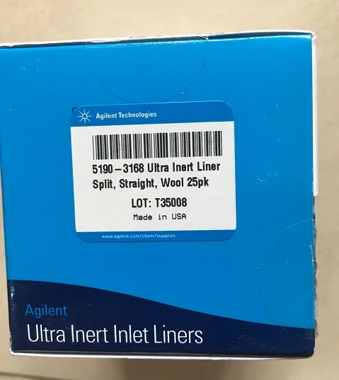 

Для Agilent 5190 3168 Liner 25 Sticks 5190 2294 Split Direct со стекловатой