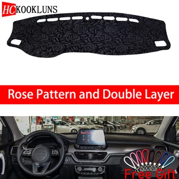 

Rose Pattern For Kia sportage R 2018 2019 Dashboard Cover Car Stickers Car Decoration Car Accessories Interior Car Decals
