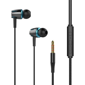 

3.5mm Earphones Ergonomic Wired Headphones Powerful Bass Driven bass Sound Design mic For iPhone Samsung Mp3 xiaomi Headset