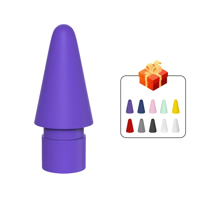 For Apple Pencil Tip Spare Nib Replacement Tip For Apple Pencil 1st 2nd Generation For Punta Apple Pencil 2nd Nib Stylus Pen Tip 1Pcs - Purple