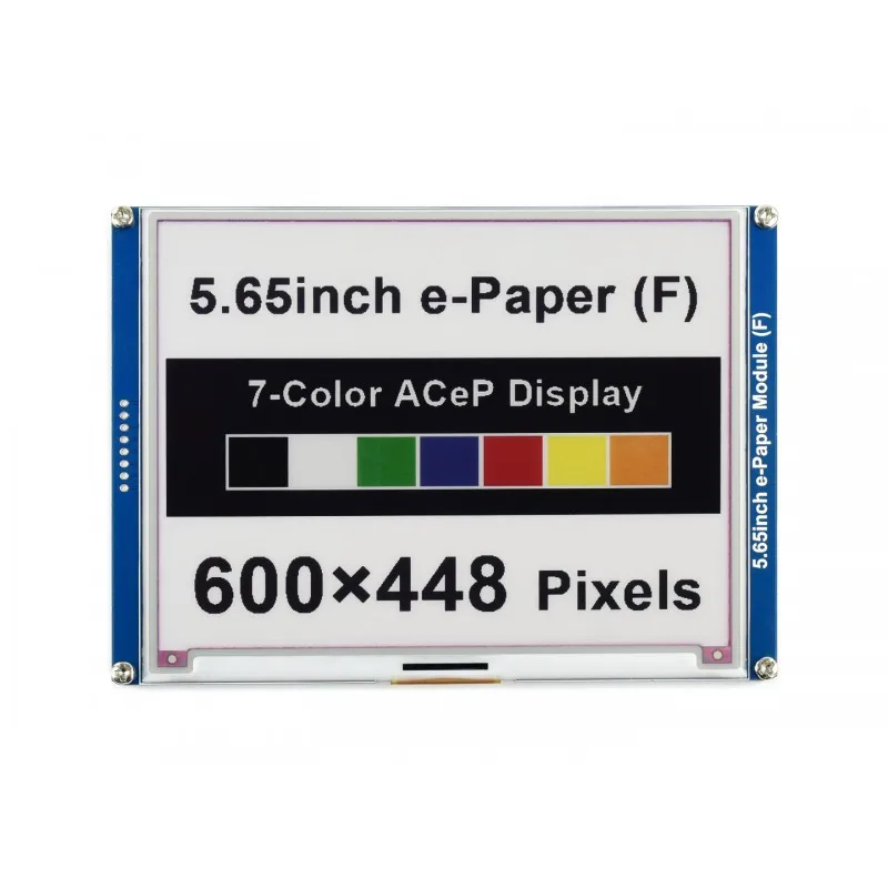 5 65 дюймовый цветной E-Paper E-Ink дисплей модуль с 600 × 448 пикселей ACeP 7 цветов Низкое