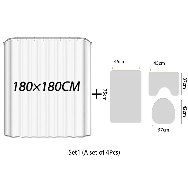 Геометрический Коврик для ванной Ванная комната Туалет полиэстер