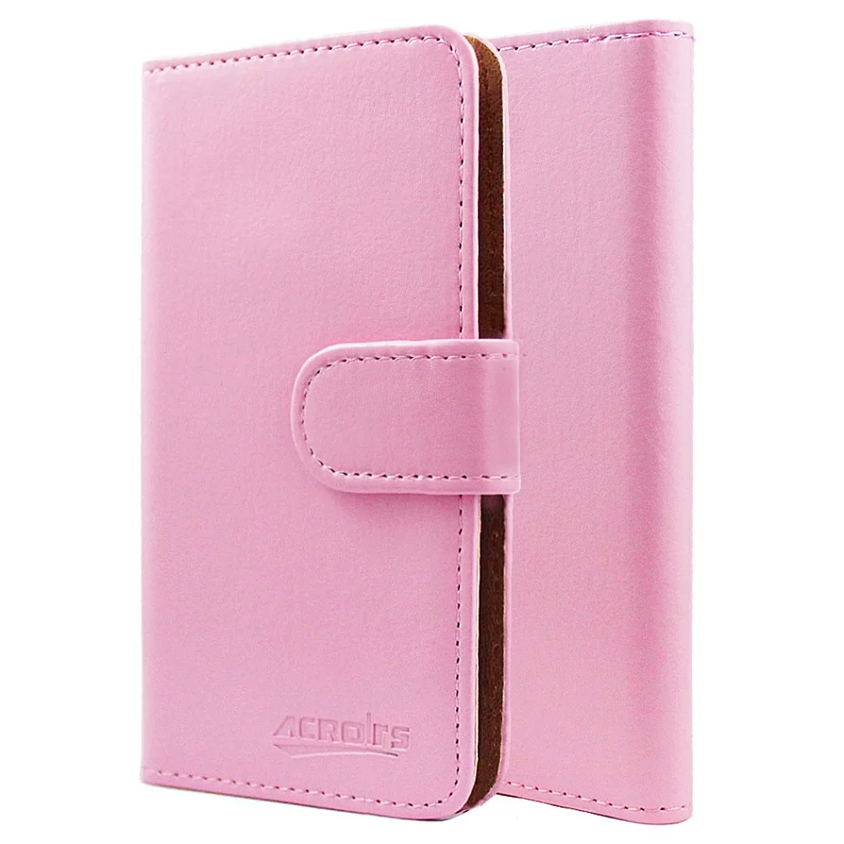 Pink Для Philips S561 чехол 5,4",, 6 цветов, флип, мягкая кожа, Crazy Horse S561, защитный чехол для телефона, чехол-подставка, s кошелек - Цвет: Pink