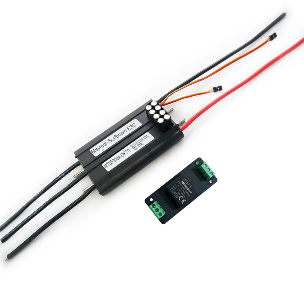 Maytech Electric Surfboard 300A ESC Efoil Hydrofoil 14S 58.8V Speed Controller with 300A 85V Anti-spark Switch