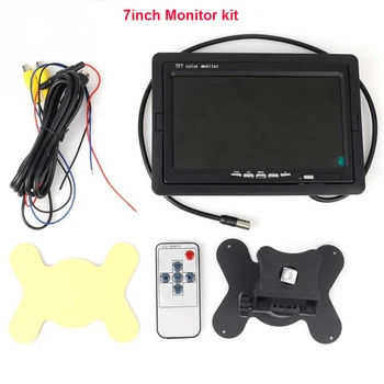 

7 Inch Wired TFT LCD Display Cameras Reverse Camera Parking System for Car Rearview Monitors NTSC PAL
