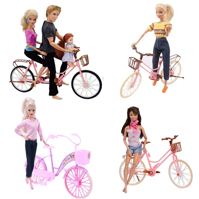 Conjunto Bonecas Bicicleta irmãs Barbie