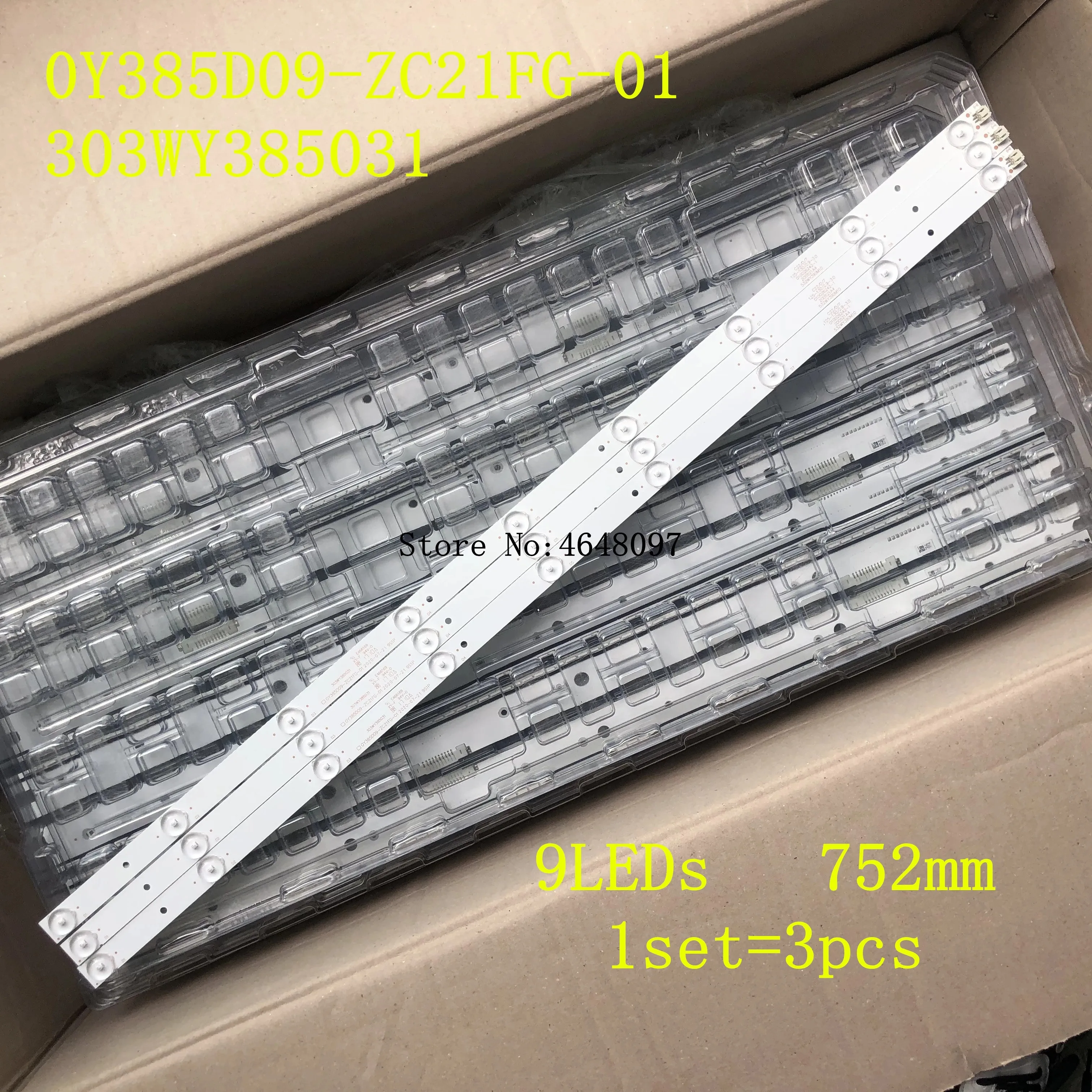 Световая лента для Pan da LE39F88S 39D8 0SA 0Y385D09-ZC21FG-01 303WY385031 9 световых бусин | Освещение