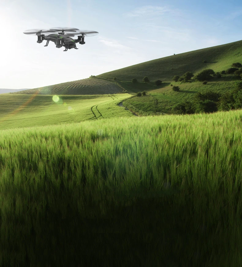 Детские игрушки Land Air двойной режим RC Самолет в режиме реального времени воздушный мобильный телефон RC Tumbling фиксированная высота мини-Дрон детские подарки