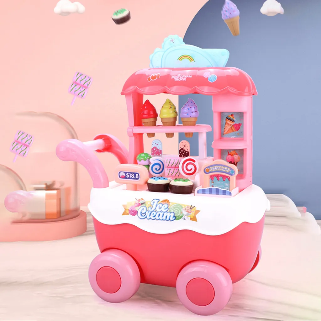 TELOTUNY 1 набор, игрушечная игрушка для имитации мороженого, игрушечная посуда, Детская развивающая игрушка ZD03