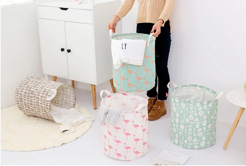 Collapsible Storage Bucket Waterproof Storage Bucket Bathroom Dirty Clothes Storage Basket Laundry Basket Laundry Basket