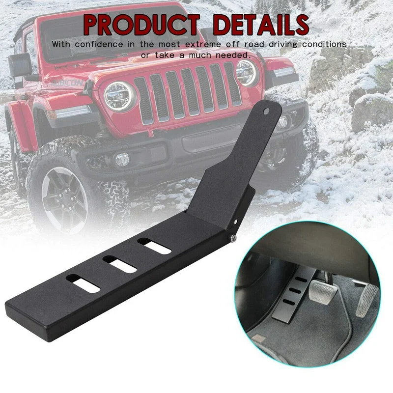 Мертвая педаль, левая сторона, подставка для ног, ударная панель для- Jeep Wrangler JL, автомобильные подножки, покрытие, автомобильные аксессуары