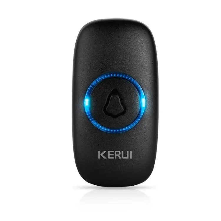 KERUI беспроводной дверной звонок DC на батарейках 500ft пульт дистанционного управления 1 передатчик 1 приемник 32 Кольца дверной звонок беспроводной звонок - Цвет: 1 Button