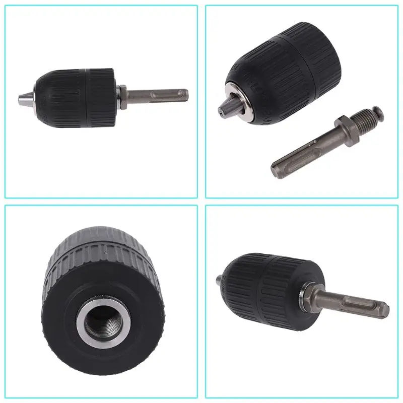 

SDS Plus Shank to 1/2" 20 UNF Keyless Chuck Adapter Impact Drill 3-Jaw 2-13mm power hammer drill 95AA
