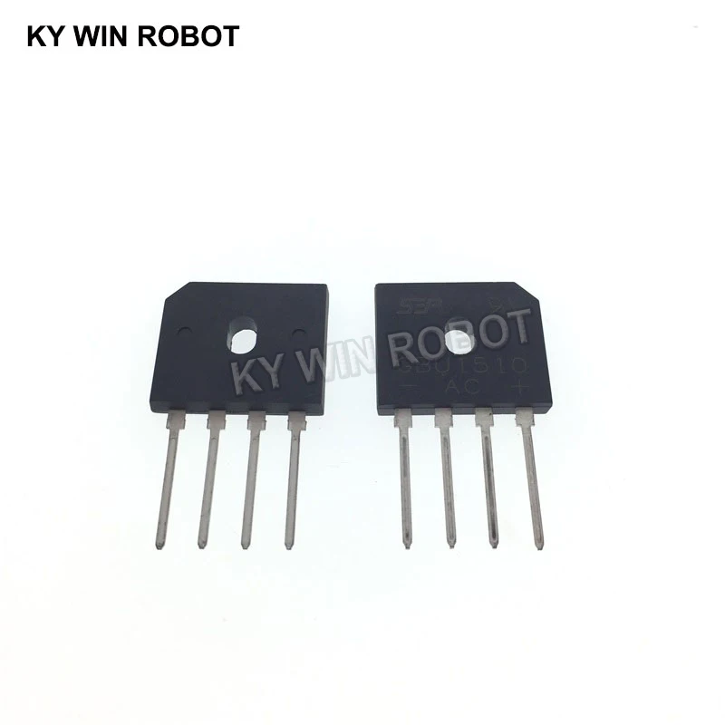 15A 1000V DIP-4 diode bridge rectifier GBU1510 5PCS